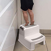 DXXWANG Step Sgabello Sgabello per Scarpe Poggiapiedi Sgabello Basso Sgabello per Bambini,Leggero Antiscivolo Plastica Soggiorno Bagno Camera da Letto Giardino Bagno/Verde / 32×36×26cm