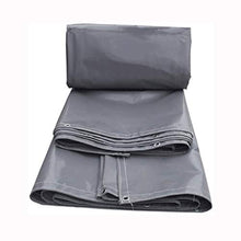 NYKK Copertura Esterna e Uso in Campeggio PVC Spessore Oxford Impermeabile incatramata, Parasole Antipioggia Wearable Leggero incatramata Telo di plastica Impermeabile (Dimensione : 6 * 5M)