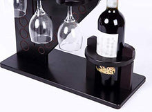 DAGONGREN Supporto in Legno per Bicchieri da Vino, per Bicchieri da Vino, per Bottiglie di Vino