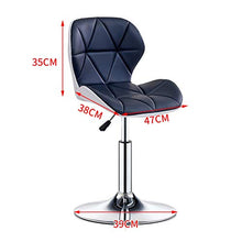 LF- Bar Stool Bar Stool Moda Creativa Bar Chair Casa Schienale Alto Seggiovia Bar Stool Rotante ad Alta Sgabello Sgabello Colazione Ristorante Ascensore Sgabello semplicità (Color : Red)