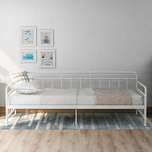WGYDREAM Letto Struttura del Letto Bianca Letto Singolo Base per Rete Solida Facile da Montare per Adulti Bambini Adolescenti, 90 X 200 Cm