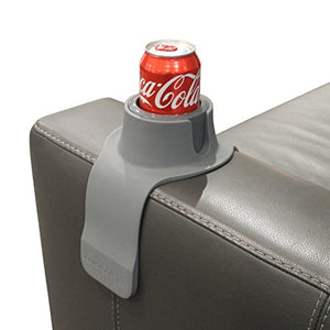 CouchCoaster - il portabicchiere ideale per il tuo divano, Grigio acciaio