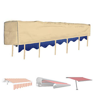 Aaaspark - Telo protettivo per tende da sole, 1,5 m, colore: cachi