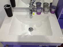 Bagno Italia Mobile Bagno sospeso 60 cm Bianco Rovere Chiaro o Scuro arredo con Colonna Abbinata Omaggio Mobili con Anta I