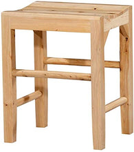 Sgabello da doccia Bagno sgabello Cedar bagno Sgabello in legno Sgabello impermeabile antisettico multiuso Poggiapiedi doccia sgabello basso Sgabello con impermeabile Slat Tipo Seduto Surface sgabello