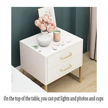 GXT WGZ- Comodino Camera Locker, Camera da Letto Comodino, Soggiorno Locker, Living Room Divano Fianco del Mobile (Color : White)