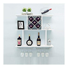 WiWine Rack Modern Diamond Wine Restaurant Appendiabiti da Parete for Uso Domestico Portabottiglie Splendido Portabottiglie da Vino GMING (Color : White)