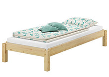 Erst-Holz Moderno futon IMPILABILE per Materasso 90x200 in Pino con doghe rigide 60.48-09
