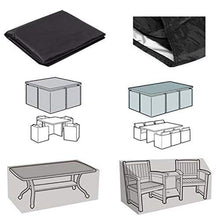 Diossad Protezione Protetivo Coperture Mobili da Giardino Impermeabile Nero 213 x 132 x 74cm