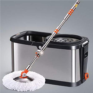 SSAYY Spray Mop Mop Secchio Rotante Doppio Trascinamento Trascinato in Acciaio Inox Rotazione Mop/Mop Casa/Living Strumenti per La Pulizia della Casa