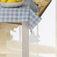 Atyhao Tovaglia Clip 4Pcs Diverse Fantasie Innovative Tovaglia in Acciaio Inox Addensato Pesi Decorazione con Clip da Tavolo in Metallo Morsetti per Cucina Tovaglie da Picnic per Feste in Giardino(B)