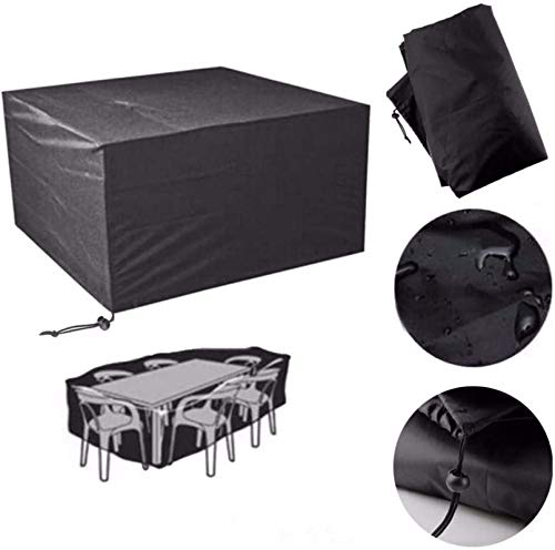 N / A 8 Impermeabile Esterna Dimensioni mobili Copertura Impermeabile parapolvere mobili da Giardino Giardino Coperto di Neve Sedia da scrivania Pioggia, 126x126x74