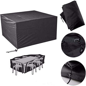 N / A 8 Impermeabile Esterna Dimensioni mobili Copertura Impermeabile parapolvere mobili da Giardino Giardino Coperto di Neve Sedia da scrivania Pioggia, 126x126x74