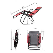 Sywlwxkq Sedie Heavy Duty Zero Gravity, Sedia Reclinabile Pieghevole, Sedie da Spiaggia, Lettini da Sole, Sedie a Sdraio Lettino, Sedia Reclinabile, Spiaggia Patio Giardino Campeggio, Super