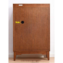 GFBVC Credenza Legno Accent Buffet Credenza Servizio Bagagli Armadio con Porte Ingresso Cucina Sala Console Living Room (Color : Wood, Size : 67x35x103cm)