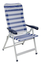 Crespo AL/237-M-17 - Sillón Patas Tubo ovalado resp.Alto, Color Azul