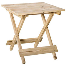 giordano shop Tavolino Pieghevole 50x50x51 cm in Legno in Legno