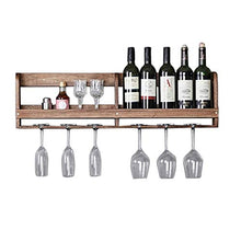 ZYLZL Portabottiglie, Bar, Ristorante, Appeso, Portabicchieri da Vino, Portabottiglie Portabottiglie da Vino Appeso a 5 Ripiani in Vetro da Vino Scaffale Portaoggetti Organizzatore Controsoffitto,90X