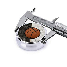 Scatola rotonda per medicina portatile, mini pillole in metallo, dispenser per pillole, borsa da viaggio, design sportivo