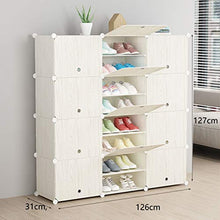 XWZH Cabinet Scarpe da Polvere Multi Layer Shoe Cabinet Provincia di Polvere Provincia Space Economy Assembly Multi Funzione Modern Minimalist Hall Cabinet (Size : D)