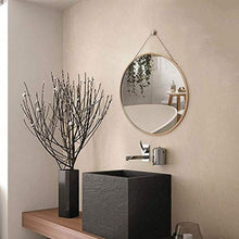 AJH Specchi da Bagno, Specchio da Trucco Rotondo Specchio da Trucco Rotondo Specchio da Trucco Decorazione Farfalla con Catena e Gancio Specchio da Appendere con Cornice