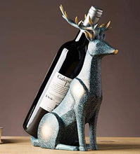 SUNTAOWAN Decorazioni Arte Artigianato Elk Ornamenti Vino Rack Vino da tavola di Raffreddamento di Vino portabicchieri casa Ristorante cremagliera