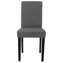 [en.casa] Sedia da Pranzo Nobile in Un Set di 6-90 x 42cm Grigio Scuro