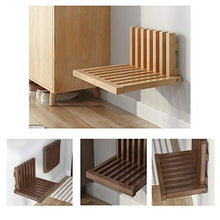 YDDZ Sgabello per Il Cambio delle Scarpe Ultrasottile da 5 Cm Nascosto Sgabello da Bagno Pieghevole Design Sgabello per Scarpe da Parete 150 kg Portante 39x34x5 Cm con Accessori di Installazione