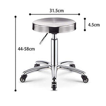 LIZHIQIANGdiaodeng Di Sollevamento di Bellezza Sedia di Bellezza Sgabello Sgabello Lavoro di Parrucchiere Sgabello in Acciaio Inox Sgabello