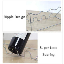 CYQ Portabottiglie per Vino Espositore per Vino Supporto per Vino Armadio per Vino Decorazione per Tavolo da Bar Portabottiglie in Ferro battuto 41x15.2x15.2cm Portabottiglie per Vino Rosso