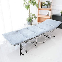 HaoLi Lettino Prendisole, Lettino Pieghevole, mobili da Esterno con Cuscino Lettino Portatile per la Spiaggia, Piscina, Patio Esterno, Giardino, Campeggio