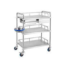 Duan hai rong DHR- Medical Equipment Carrello con 2 cassetti, 3 Tier Trattamento di Cura Carrello, Estraibile Multiuso Beauty Salon Trolley Bagagli Servizio di Bellezza Trolley (Taglia : 66x44x86cm)