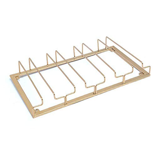 4 File Di Portabicchieri Da Vino, Porta Stoviglie Sotto L'armadio, Portaoggetti In Metallo Per Bicchieri Da Vino, Porta Bicchieri Per Cucina Bar-altro Porta Vino Arredamento Casa Porta Bottiglie