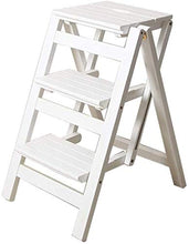 FTYYSWL DY - Sgabello da bar a 3 gradini per sala da pranzo, in legno, per bambini e adulti, attrezzatura da giardino per la casa e il giardino, resistente, massimo 150 kg, colore: Naturale