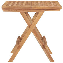 FAMIROSA Tavolo da Giardino Pieghevole 50x50x50 cm in Massello di Teak-5454