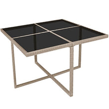 Festnight Set da Pranzo da Giardino con Cuscini, Tavolo Sedie da Giardino, Set Mobili da Giardino in Polyrattan Beige 9 pz