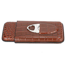 Qqmora Custodia per sigari in Pelle Humidor PU Custodia per sigari Regalo da Uomo Accessorio per sigari Custodia per sigari per Proteggi sigari