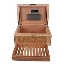 L.BAN Orologi elettronici Europei Classici del Sigaro Humidor Box del Sigaro della Scatola di Sigaro di Legno