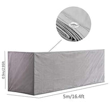 YUNSHAO Recinzione Copertura per Balcone Protezione della Privacy Schermo in Polyster Senza Viti Permeabile per Estate ed Inverno Opaco,90 x 500cm