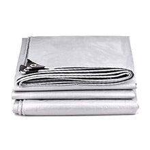 HLL Tela cerata, llarge Multi-Purpose Poly Tarp Camping copertura Shelter terra carrello tenda di copertura su due lati impermeabile delle piante Ombrelloni Depot antipioggia,6mx10m