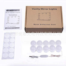 Vanity Lights per specchio fai da te Hollywood illuminato trucco Vanity specchio con luci dimmerabili Stick on LED Specchio Light Kit