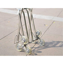 Carrello Pieghevole in Acciaio Inox Carrello Carrello Pieghevole per Arrampicata a 6 Ruote
