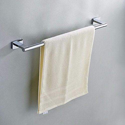 MBYW Portasciugamani Moderno Portasciugamani Elegante per Il Portasciugamani unipolare 5311 Bagno in Rame purissimo Rame Cromato Bagno di Alta qualità 70CM Rame, Installazione Forata, 70cm