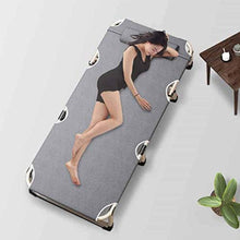 JFFFFWI Sedia Pieghevole Zero Gravity Sedia Pieghevole da Giardino, Lettino da Campeggio Pieghevole Portatile con Materasso, Reclinabile, Carico Fino A 300 kg, 194 X 68x 32 Cm, Set Letto E Materasso