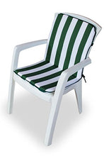 Maratex Cuscino Copri Sedia da Giardino 45x90 MOD. Relax Righe (Verde)