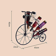 Semplicità Elegante Metallo Vino Portabottiglie Forma Di Bicicletta Casa Creativa Desktop Portico Decorazione Artigianato Bar Decorazioni per Armadi da Vino 8 Griglia Bella Ed Elegante, HJJ