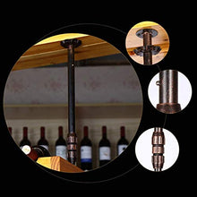 Classico, scaffale da bar a soffitto, per vino, da parete, porta bottiglie e vetro, decorazione per la casa e la cucina | Multi funzione