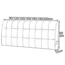 WEHKJIYT Cuscini Testiera Letto Pad, Tessuto Tecnologico Indossabile Spugna di Carbone bambù Non Si Deforma Facilmente Non Stanco da Molto Tempo-160x60x10cm_Un