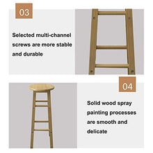 AGGF Sgabello da Bar Sgabello da Bar Sgabello da Bar da Lavoro Sgabello Alto per Il Tempo Libero Sgabello da bancone può Essere utilizzato per Bar Materiale in Legno Speciale Stabile e Solido 3 c