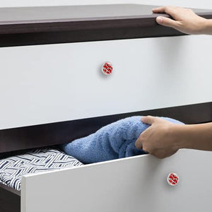 Maniglie per cassetti Manopole per cassetti Manopole rotonde Confezione da 4 per armadietto, cassetti, cassettiere, cassettiere ecc. Calciatore
